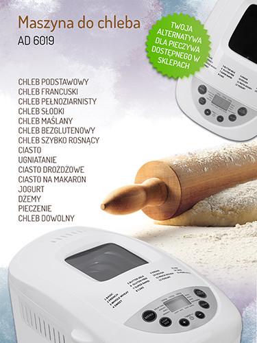 Хлебопечь Adler AD 6019 850 Вт - фото 7 Хлебопечь Adler AD 6019 850 Вт - фото 7