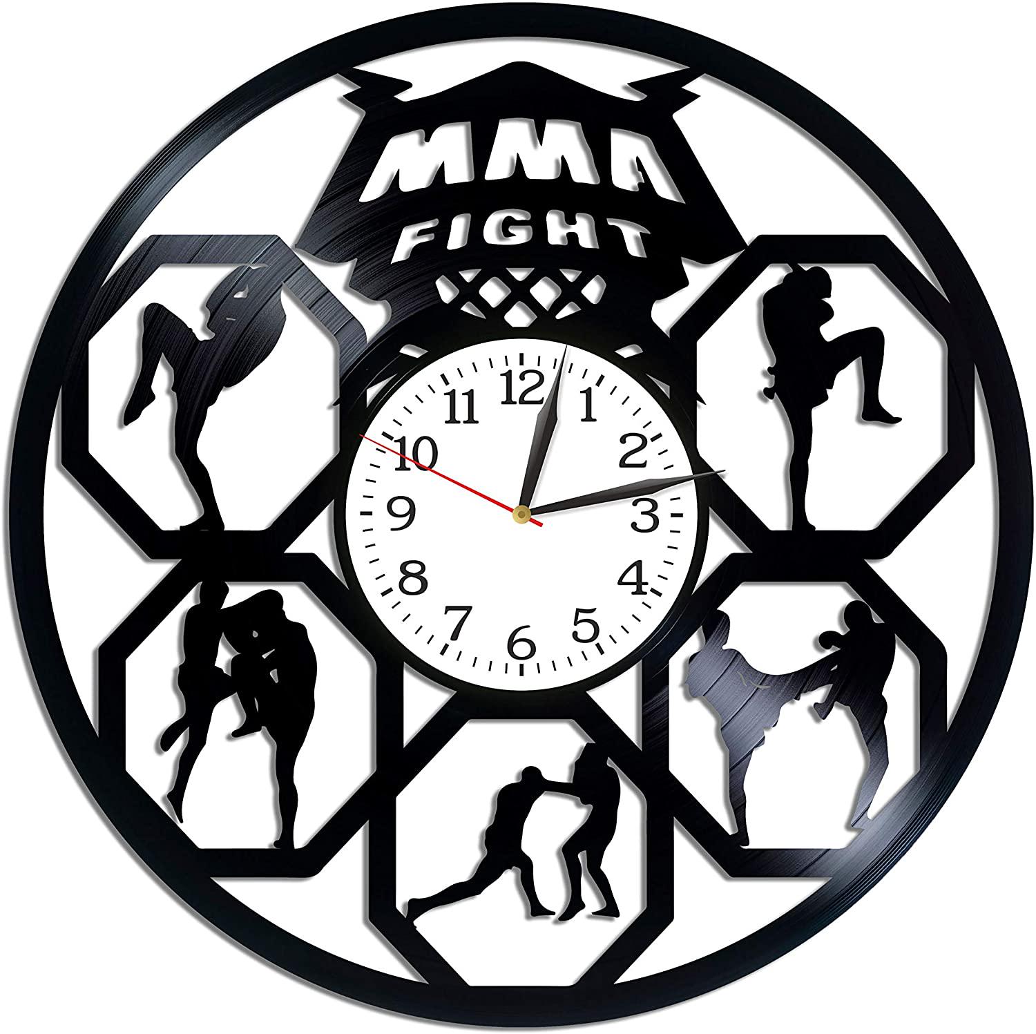 Часы настенные MMA 2296 из виниловой пластинки