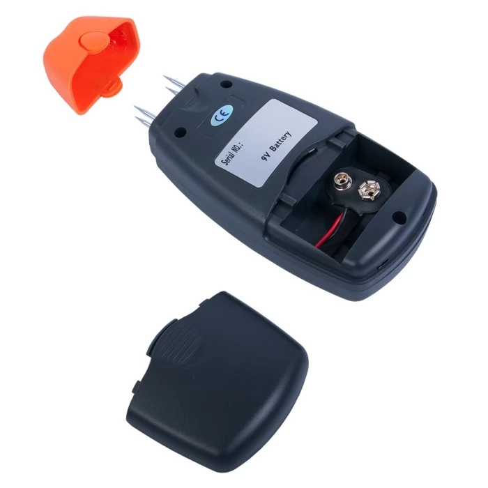 Вологомір цифровий Dr.Meter MD-814 для деревини з подвійними щупами/кроною 9В та чохлом - фото 4 Вологомір цифровий Dr.Meter MD-814 для деревини з подвійними щупами/кроною 9В та чохлом - фото 4