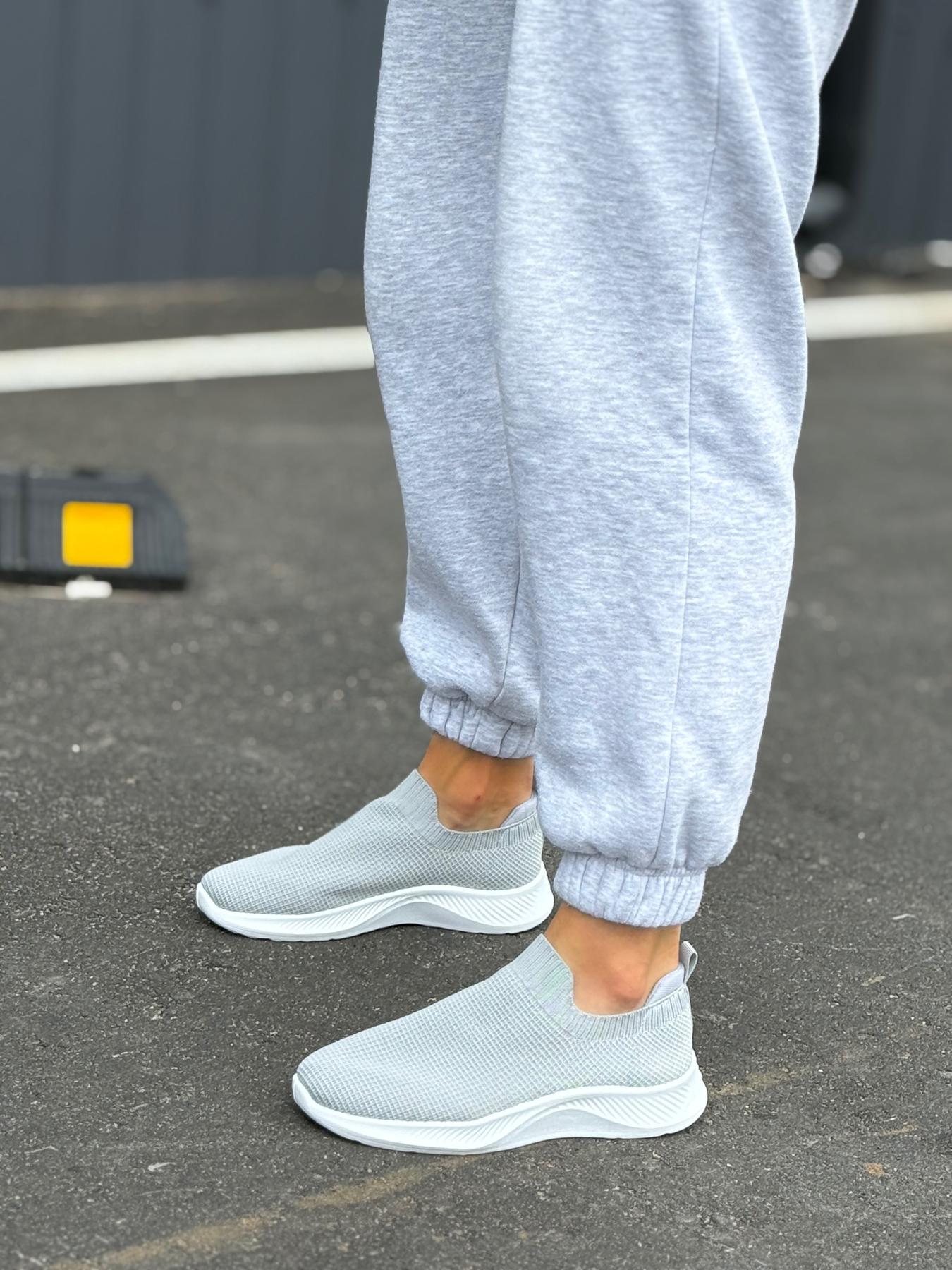 Кроссовки женские Текстиль р. 38 Серый (13426807) - фото 5 Кроссовки женские Текстиль р. 38 Серый (13426807) - фото 5