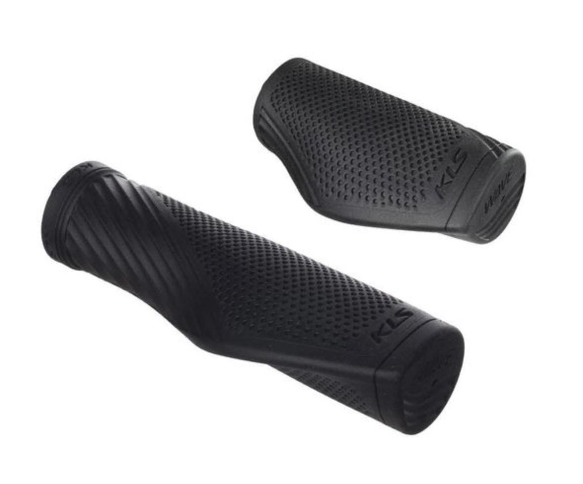 Грипсы широкие KLS Wave Short 17 2 шт. Черный (10973419)