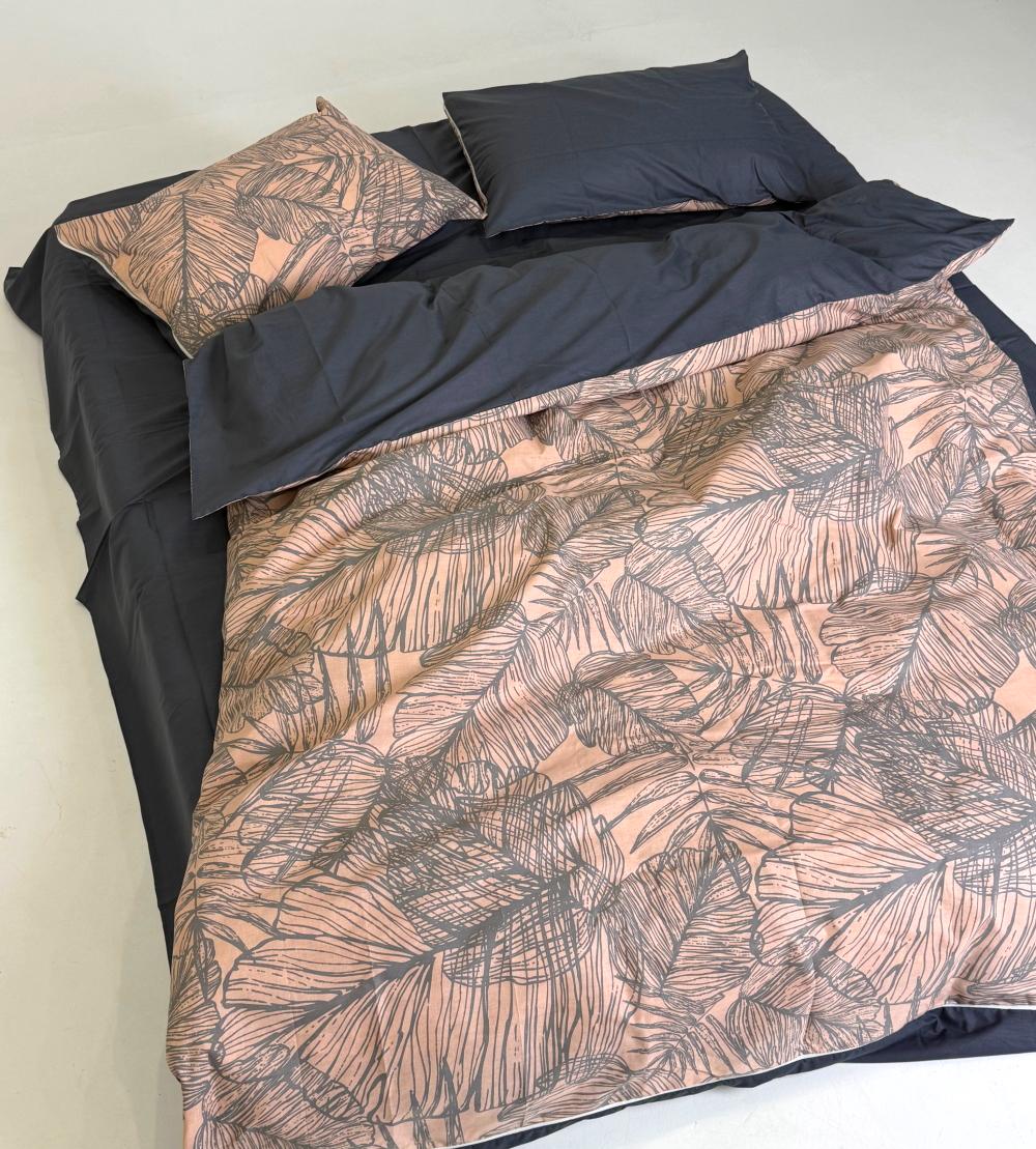 Комплект постільної білизни PaniPava Midnight Leaves бязь 155х215 см (10100537) - фото 4