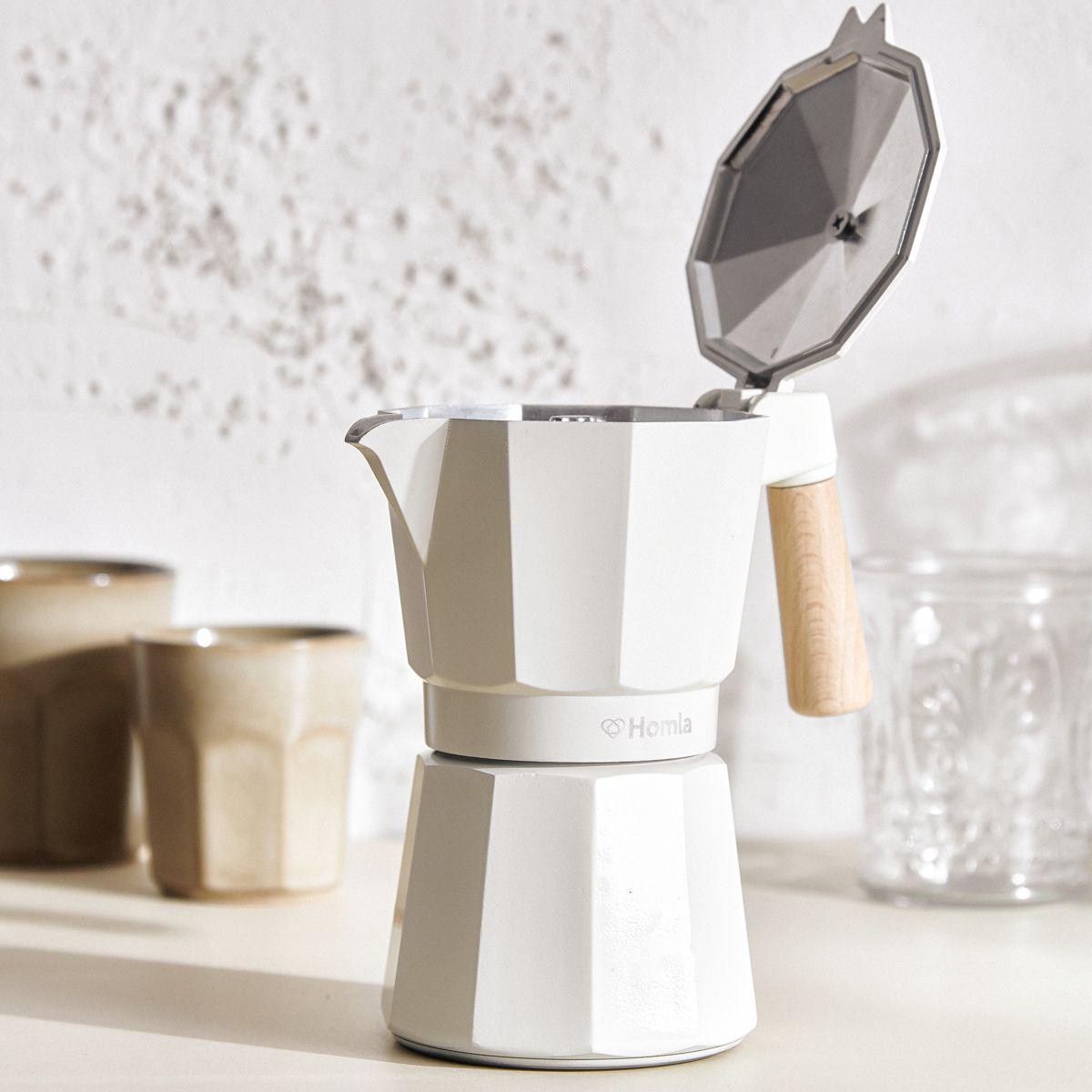Кофеварка гейзерная Homla MIA MOKKA 300 мл Бежевый (209497) - фото 8