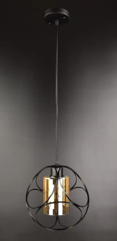 Люстра потолочная подвесная в стиле LOFT 12632/1-br Черный (NA005107)