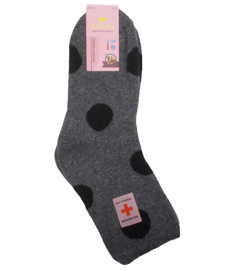 Носки термо женские Корона 2655 без резинки верблюжья шерсть с махрой р. 37-42 Серый (1483401544) Носки термо женские Корона 2655 без резинки верблюжья шерсть с махрой р. 37-42 Серый (1483401544)