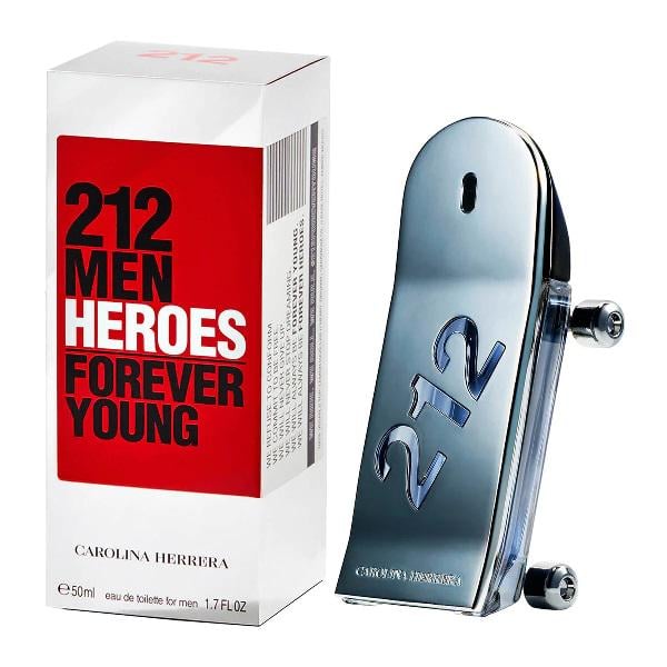 Туалетна вода для чоловіків Carolina Herrera 212 Men Heroes Young Forever 50 мл (18782005)