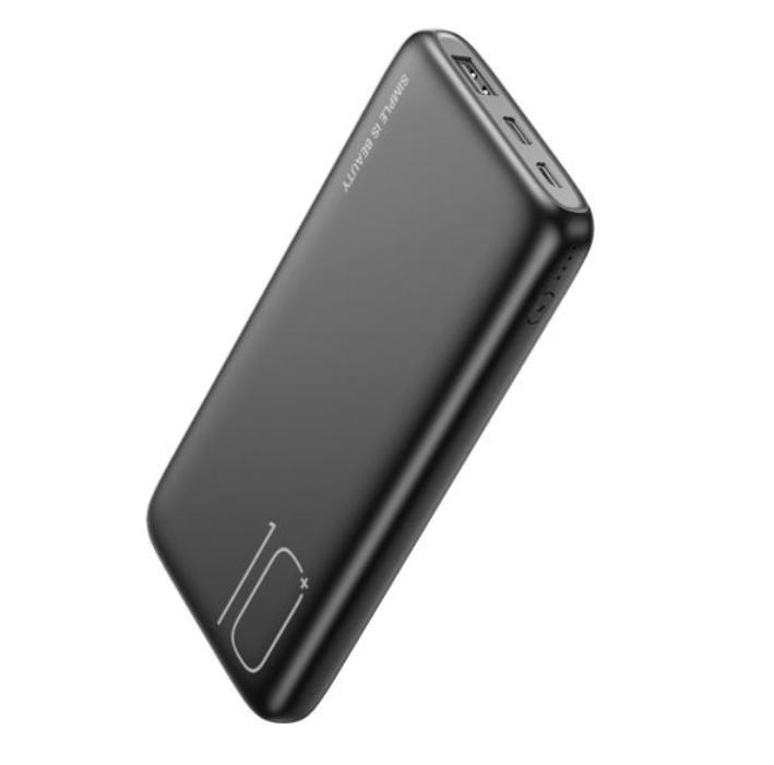 Повербанк XO PR182 Light Display 10000 mAh Black