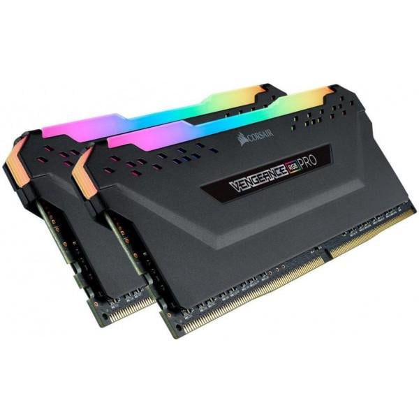 Пам'ять для настільних комп'ютерів Corsair 16 Gb 2x8GB DDR4 3200 MHz Vengeance RGB Pro Black (CMW16GX4M2C3200C16) - фото 3 Пам'ять для настільних комп'ютерів Corsair 16 Gb 2x8GB DDR4 3200 MHz Vengeance RGB Pro Black (CMW16GX4M2C3200C16) - фото 3