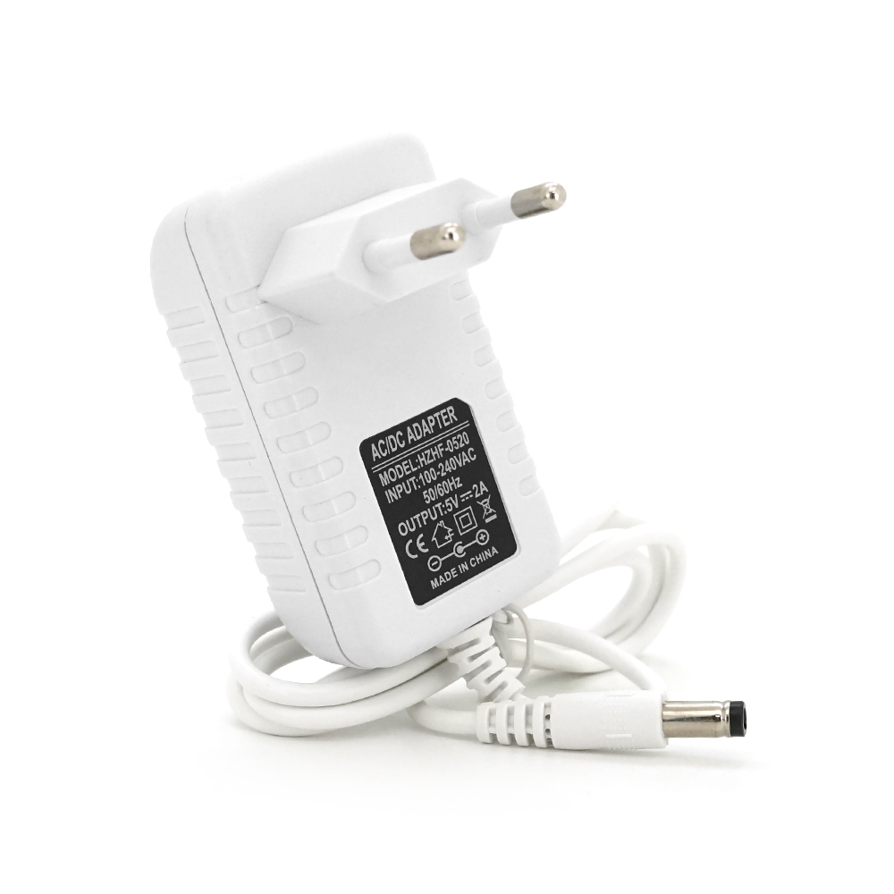 Адаптер питания импульсный Q50 5V 2A 10 Вт 5,5х2,5 мм 1 м Белый (26839733)