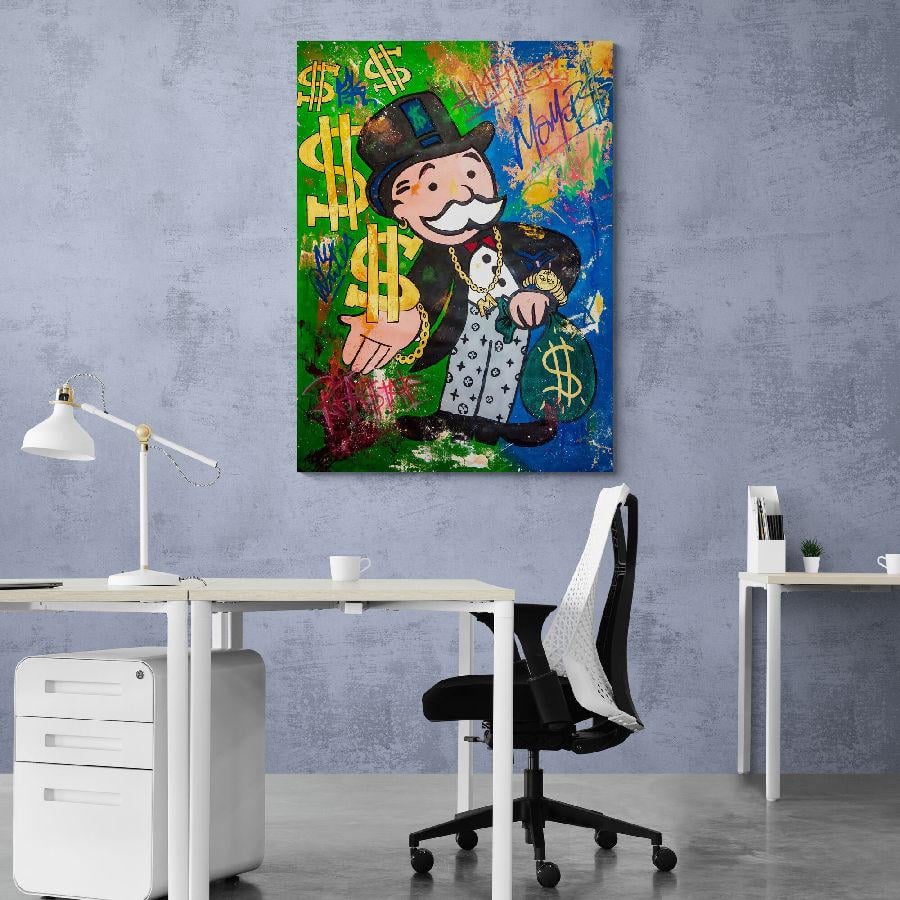 Репродукція картини Монополі HolstPrint 60х90 см Репродукція картини Монополі HolstPrint 60х90 см