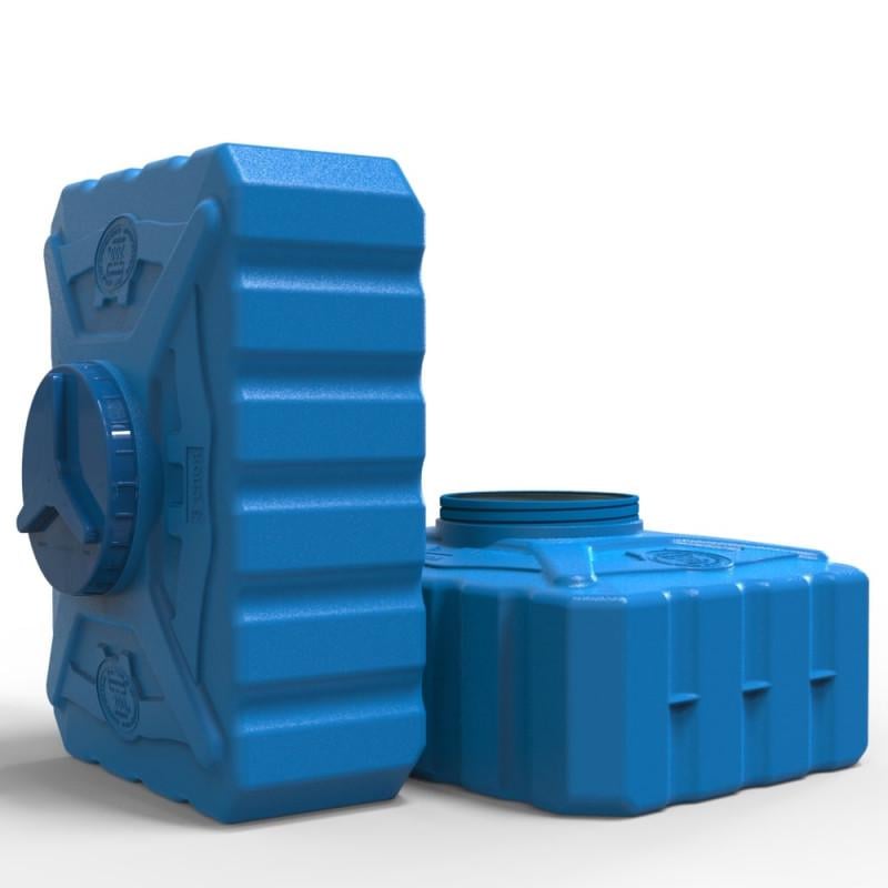 Бак для душу з лійкою із нержавіючої сталі та антибактеріальний шар всередині 300 л 108х77х52 см Синій (25004618) - фото 6 Бак для душу з лійкою із нержавіючої сталі та антибактеріальний шар всередині 300 л 108х77х52 см Синій (25004618) - фото 6