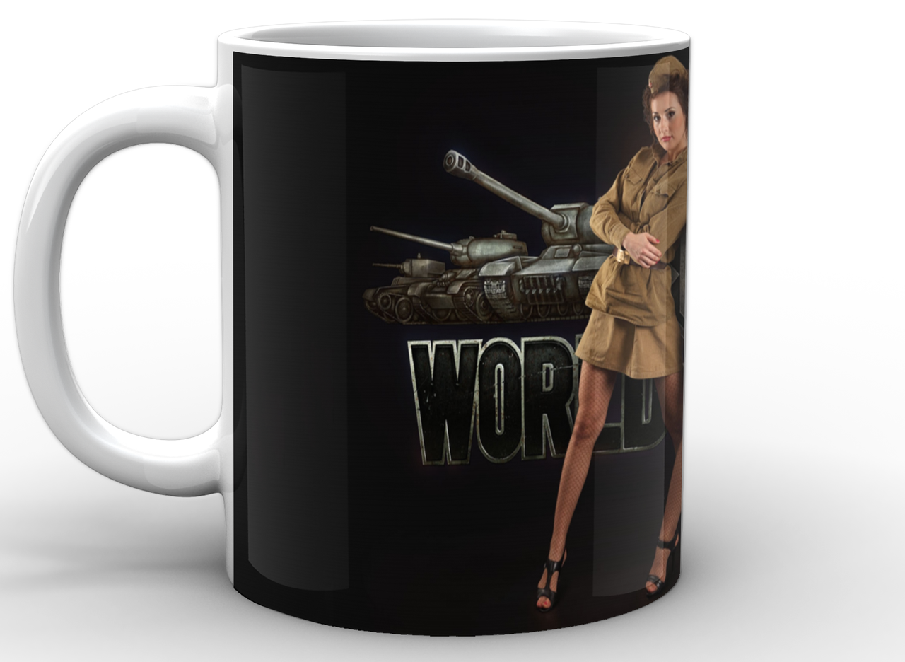 Чашка World of Tanks лого (WT.02.021)