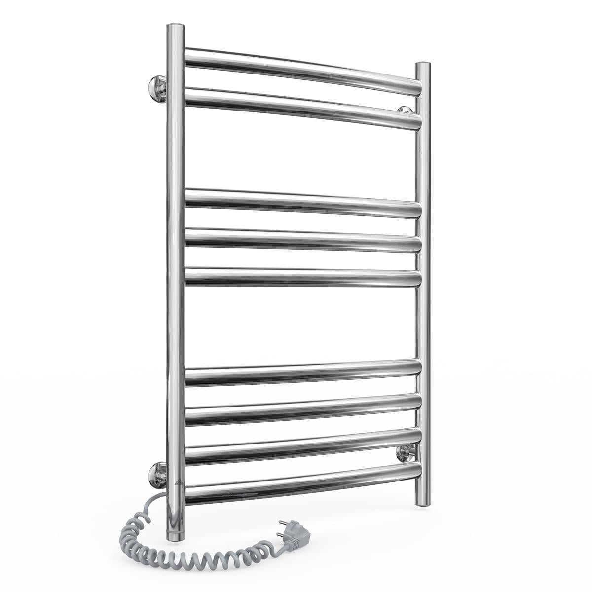 Полотенцесушитель электрический для ванной Laris Классик Премиум П9 с сенсорным управлением из нержавеющей стали 500х800 мм Хром (147-127-73207802)
