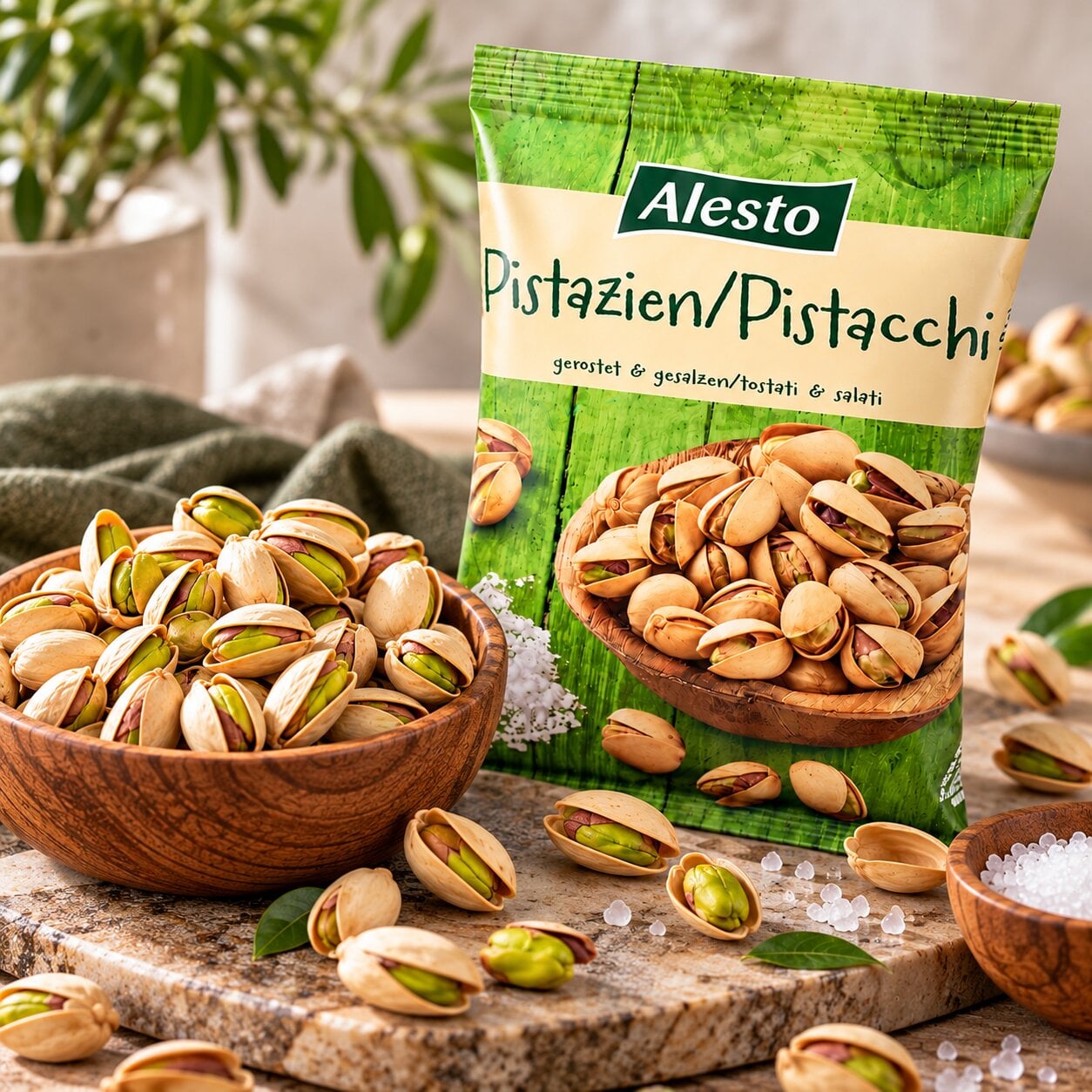 Фисташки калифорнийские Alesto 250 г жареные соленые (38816839)