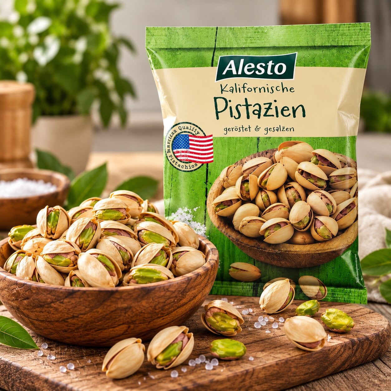 Фисташки калифорнийские Alesto 500 г жареные соленые (38816663)
