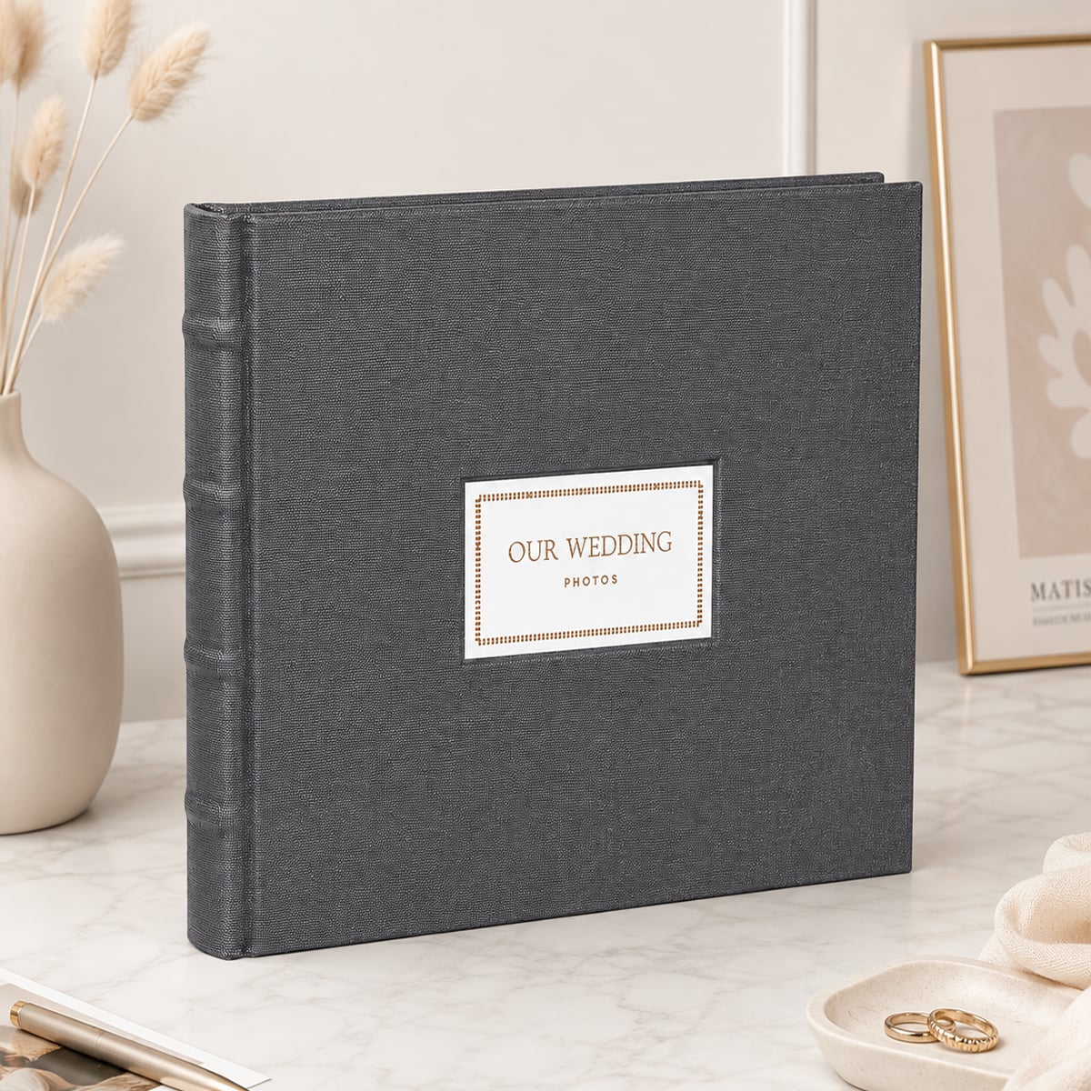Фотоальбом EVG PU-46300 2-up MIRIS GREY 10x15 см 300 фото