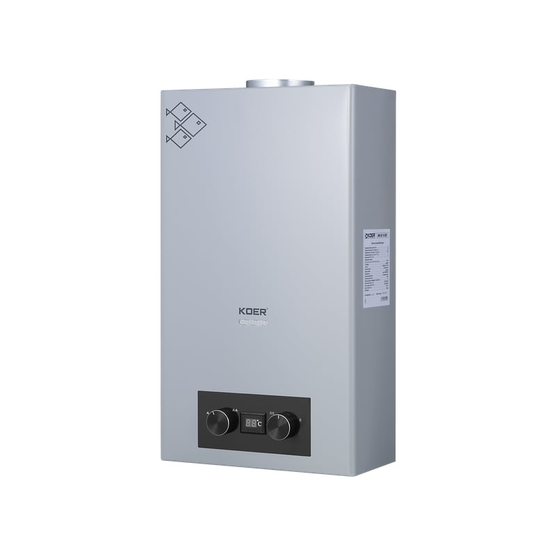 Газовая колонка KOER KWH.G0110 дымоходная 10 л/мин Gray (38830854)