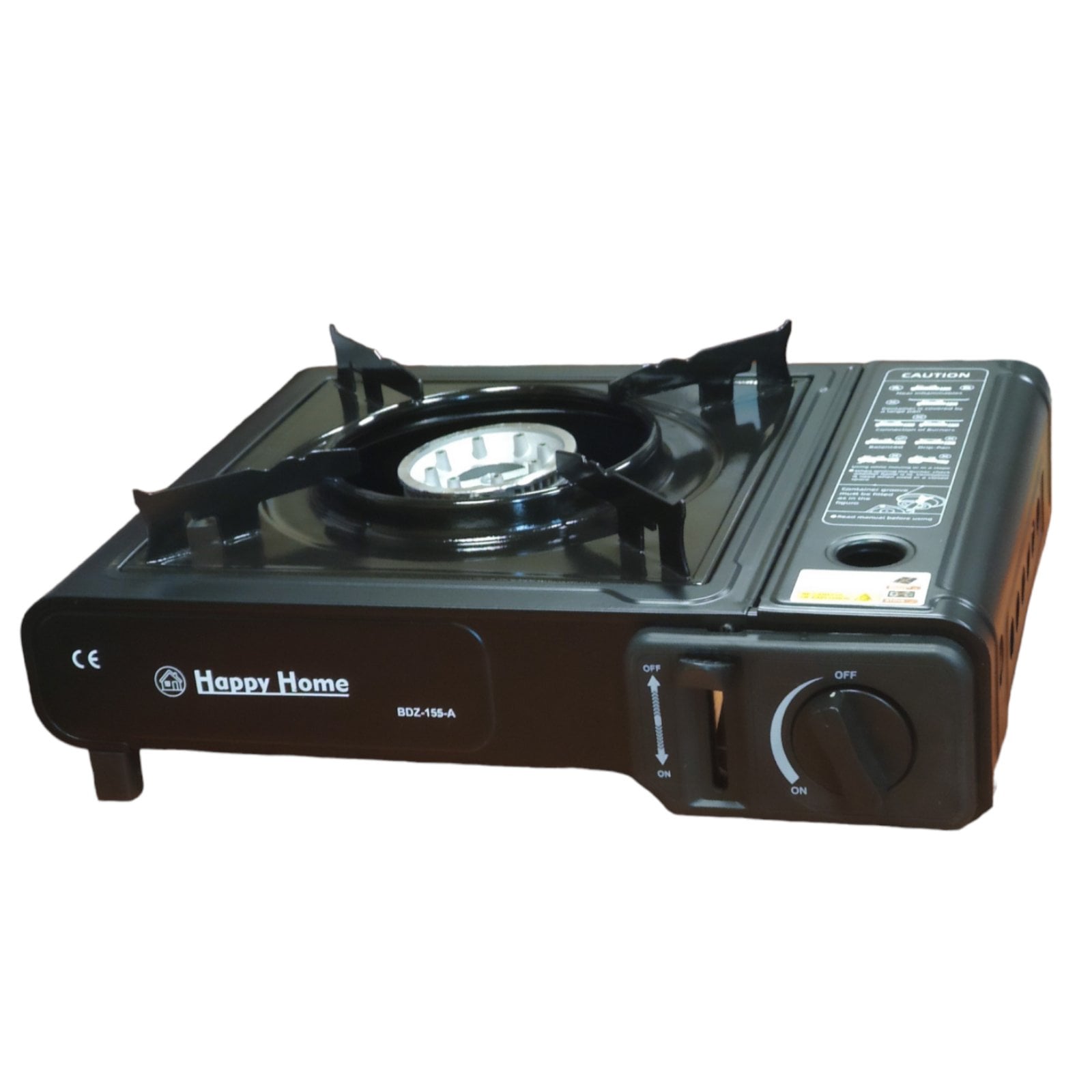 Газовая плита Happy Home BDZ-155-A с пьезоподжигом и пластиковым кейсом (PH01089)