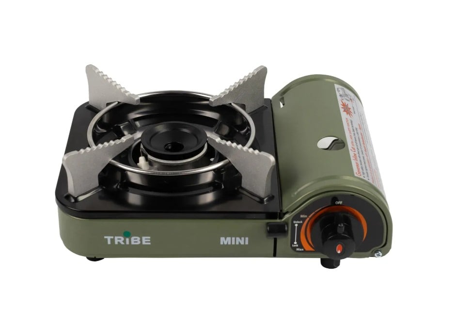 Газова плита Tribe Mini T-HD-0010 портативна Olive (38512917) Газова плита Tribe Mini T-HD-0010 портативна Olive (38512917)