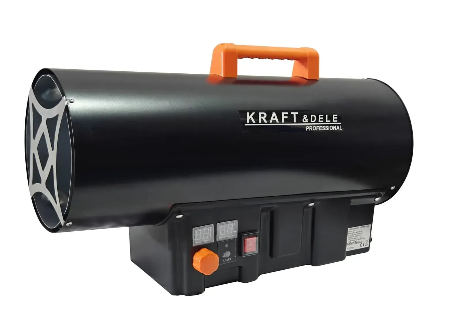 Тепловая пушка газовая Kraft&Dele для гаража и мастерской 45 кВт 0,7 бар 2,18 кг/ч