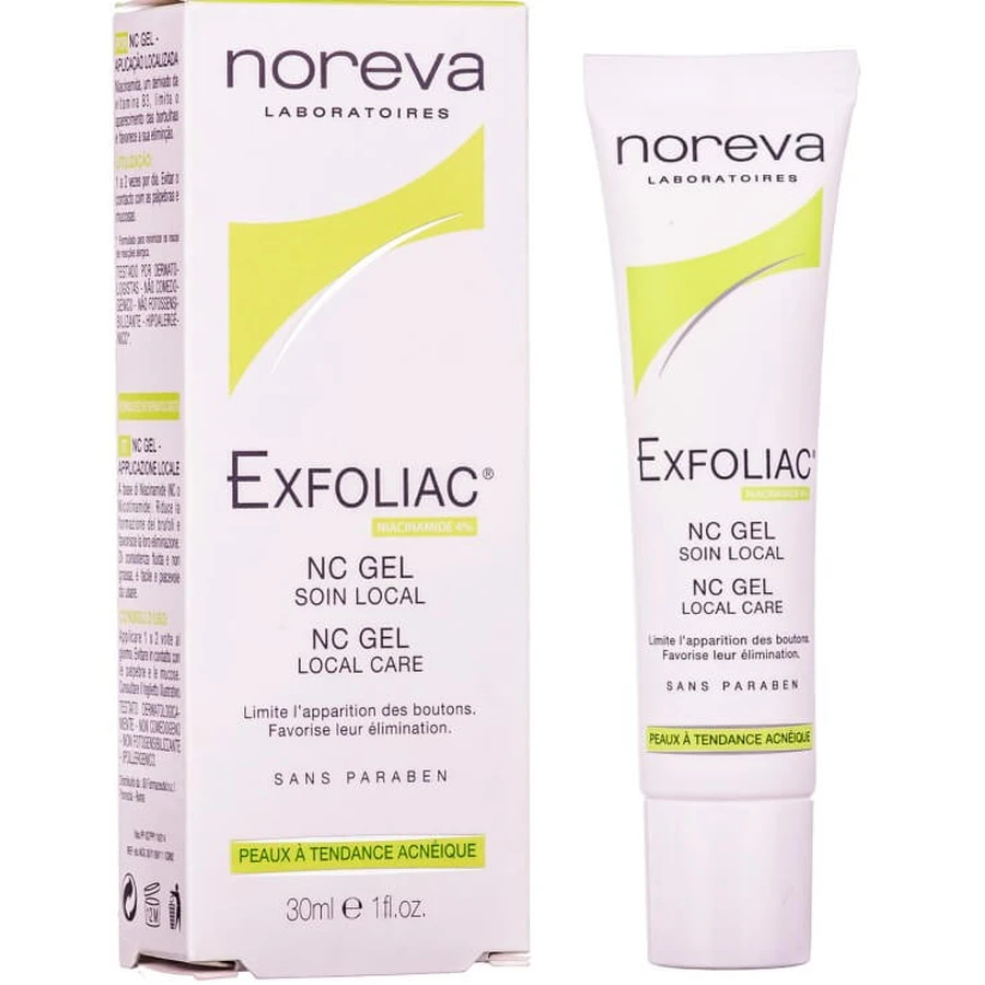 Гель для локального нанесения NOREVA Laboratoires Exfolic NC Gel 30 мл (1472527257) Гель для локального нанесения NOREVA Laboratoires Exfolic NC Gel 30 мл (1472527257)