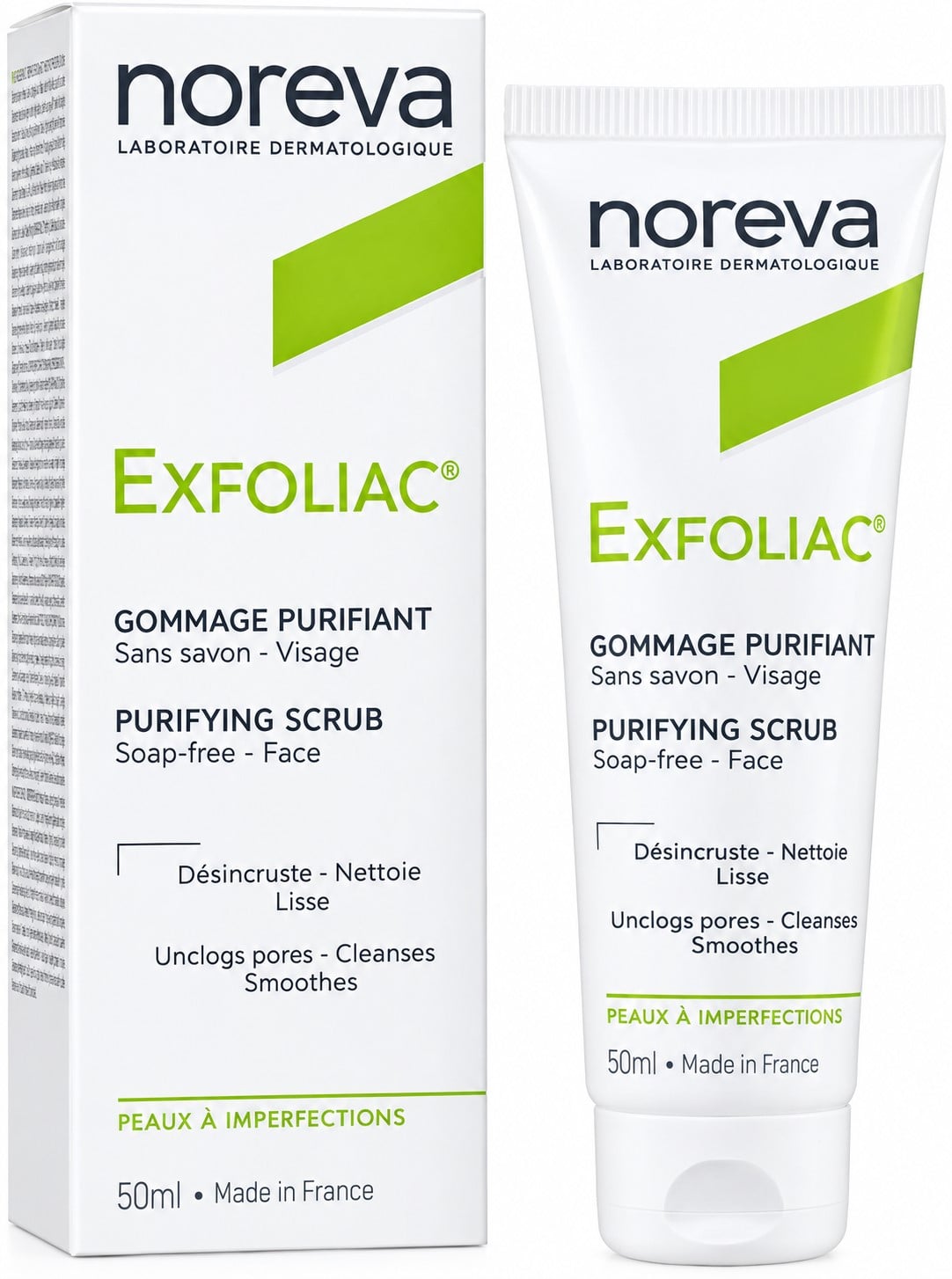 Гель-скраб NOREVA Laboratoires Exfoliac Purifying Scrub 50 мл (1472530662)