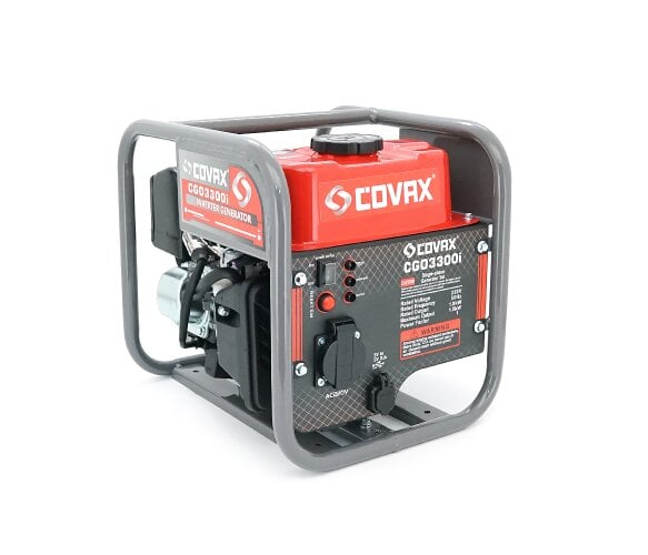 Генератор инверторный бензиновый COVAX CGO3300i 1,2/1,5 кВт 220 В с ручным запуском ECO и чистой синусоидой (V171006)