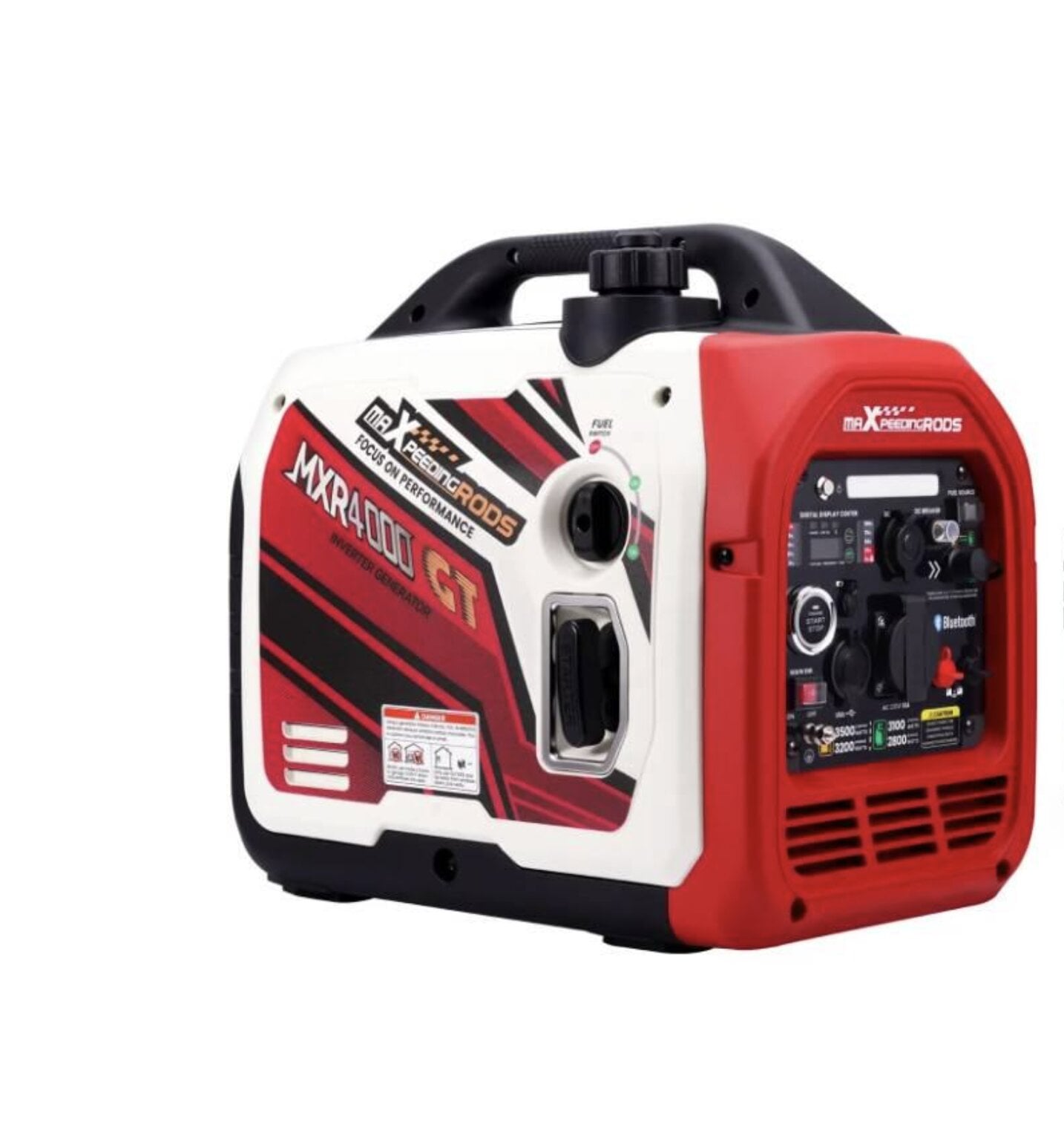 Генератор інверторний MXR4000GT 3,2 kW однофазний 220V 50Hz 4 л дистанційний запуск Bluetooh (43916)