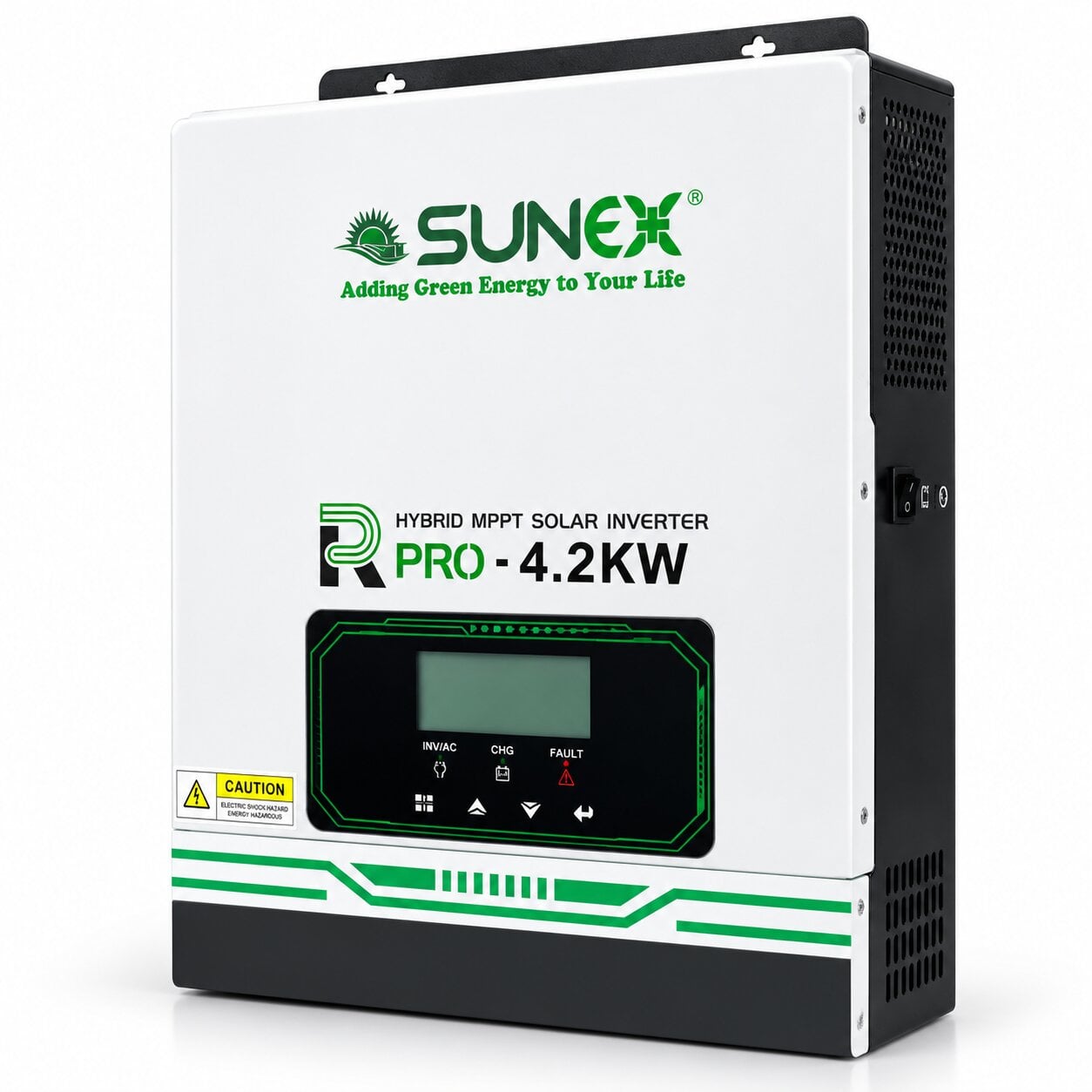 Инвертор гибридный Sunex PRO-4.2KW 4200 Вт 24 В MPPT 100 А чистая синусоида (SunexPRO-42KW) Инвертор гибридный Sunex PRO-4.2KW 4200 Вт 24 В MPPT 100 А чистая синусоида (SunexPRO-42KW)