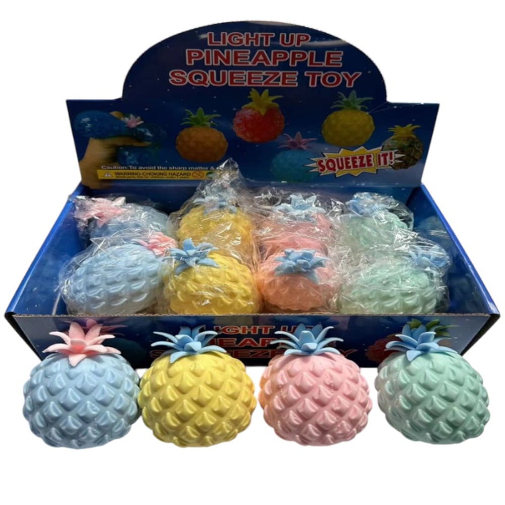 Игрушка-антистресс сквиш Ананас Розовый (52-BT-6071-5) - фото 7