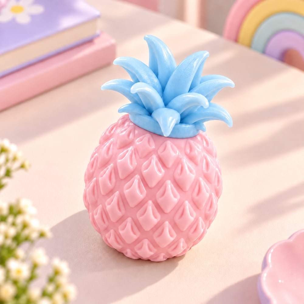 Игрушка-антистресс сквиш Ананас Розовый (52-BT-6071-5) - фото 8