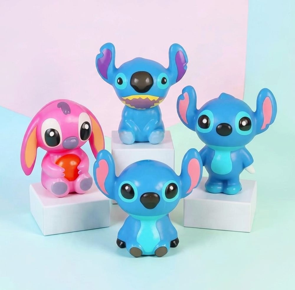 Игрушка антистресс сквиш Космический зверек 11x9,8 см 4 шт.