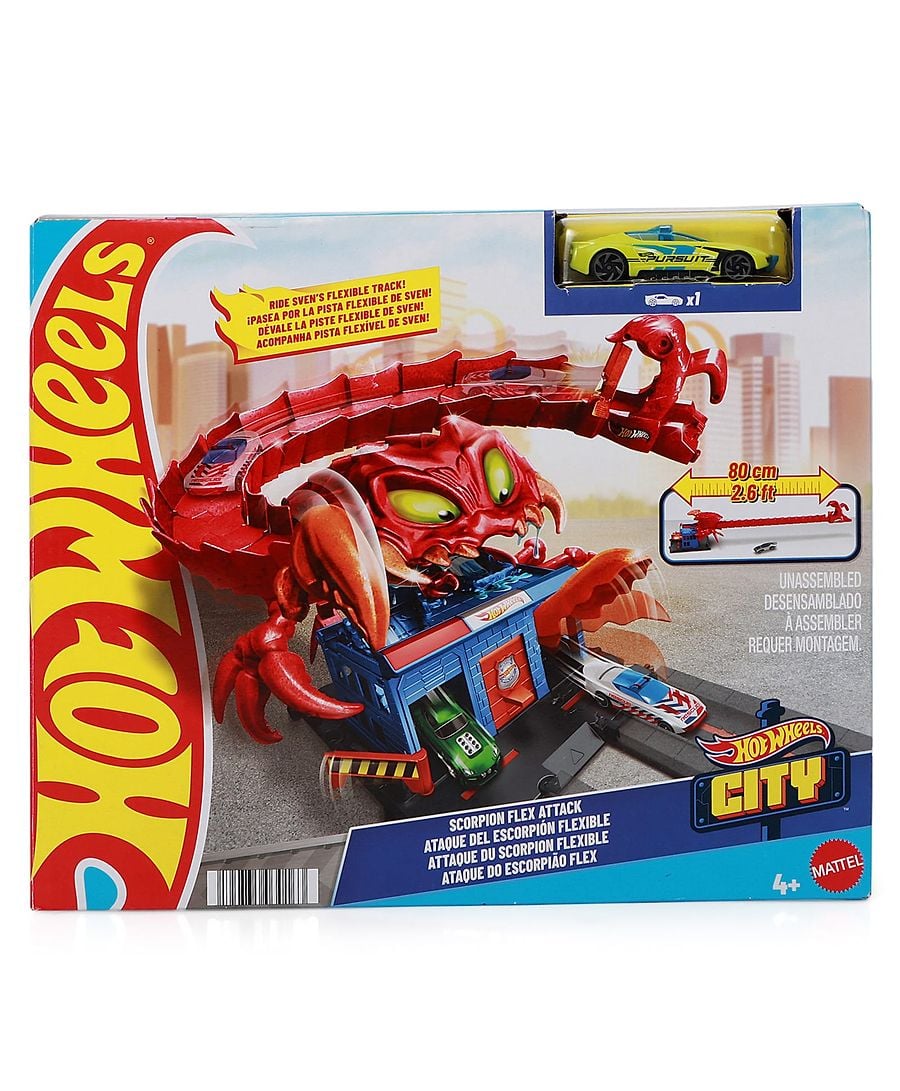 Ігровий набір Hot Wheels Track Set City Scorpion Flex Attack
