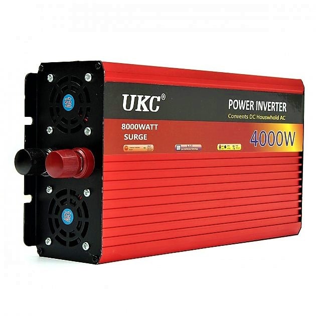 Инвертор автомобильный 12V-220V 4000W с вольтметром ERYUAN (21039358)