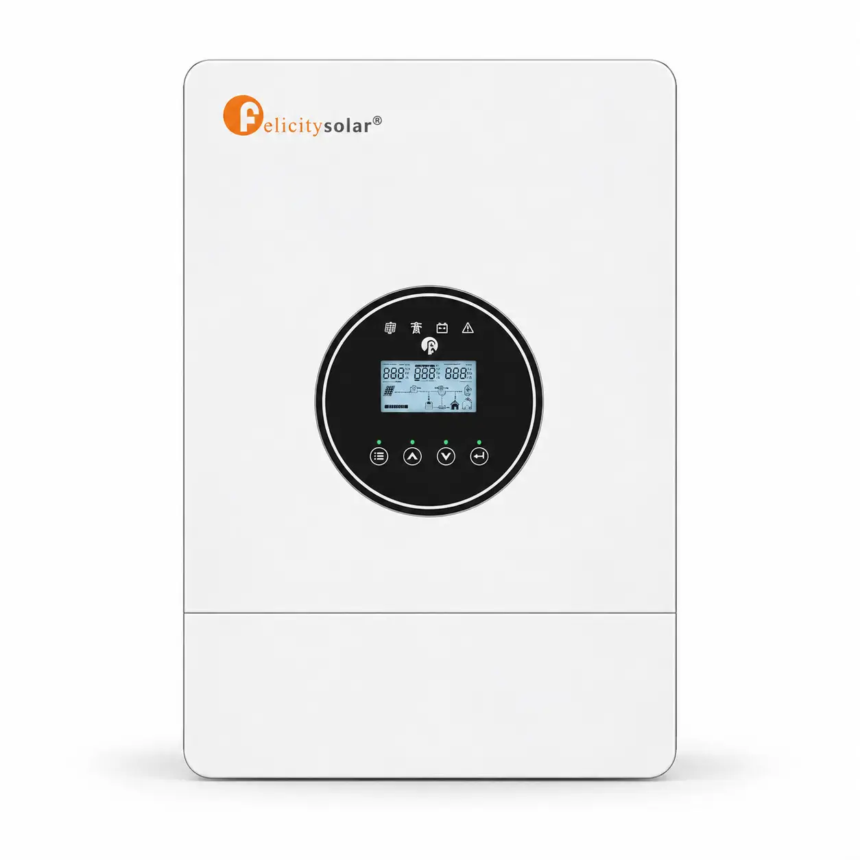 Инвертор гибридный Felicity Solar IVEM4024-II 4 кВт 24В MPPT чистая синусоида Wi-Fi для солнечных панелей и LiFePO4/AGM/GEL аккумуляторов