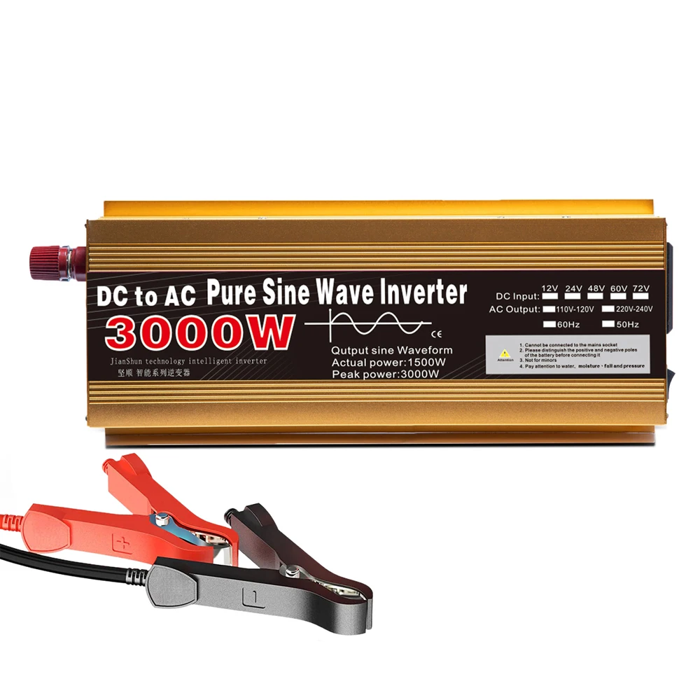 Інвертор 3000/1500 Вт 12-220V чистий сінус (18561649)
