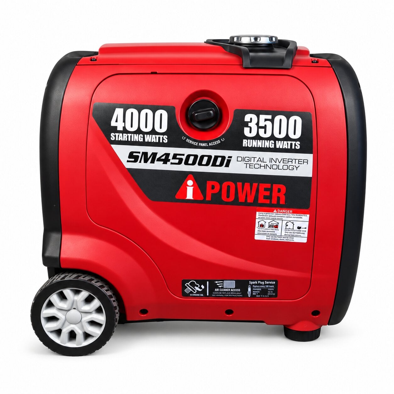 Генератор инверторный бензиновый iPower 3500 Вт 4000 Вт с электростартерным пультом дисплеем (А510208)