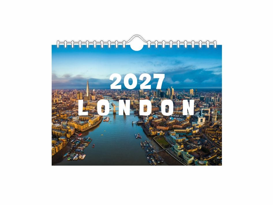 Календарь настенный Лондон Vivay А3 на 2027 год (38800819)