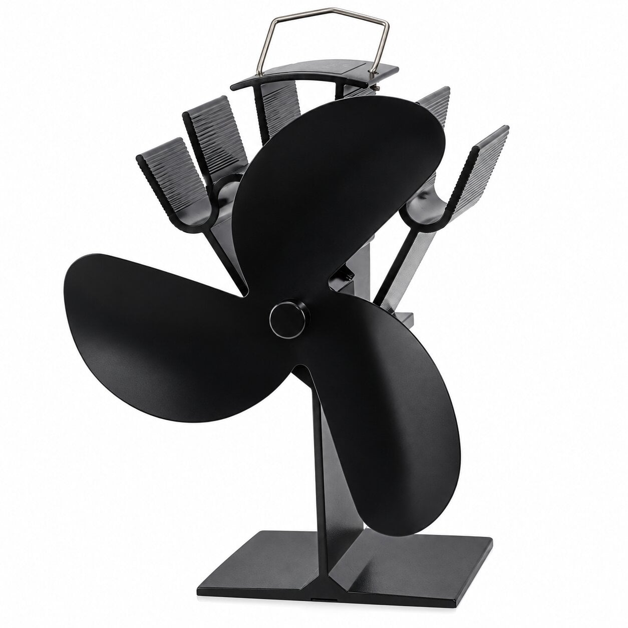 Вентилятор каминный тепловой для печи/камина без электричества Heat Powered на дровяную печь 3 лопасти (3221856474)