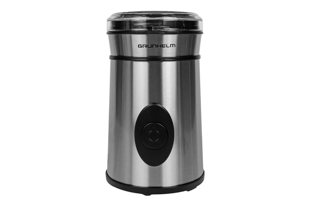 Кофемолка металлическая Grunhelm GC3250S 300 Вт 50 г Серебристый (PH01117)