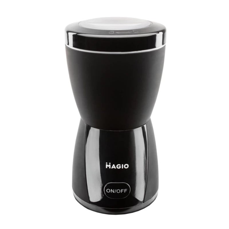 Кофемолка ножевая Magio MG-205 70 г с автоблокировкой Черный (PH01112)