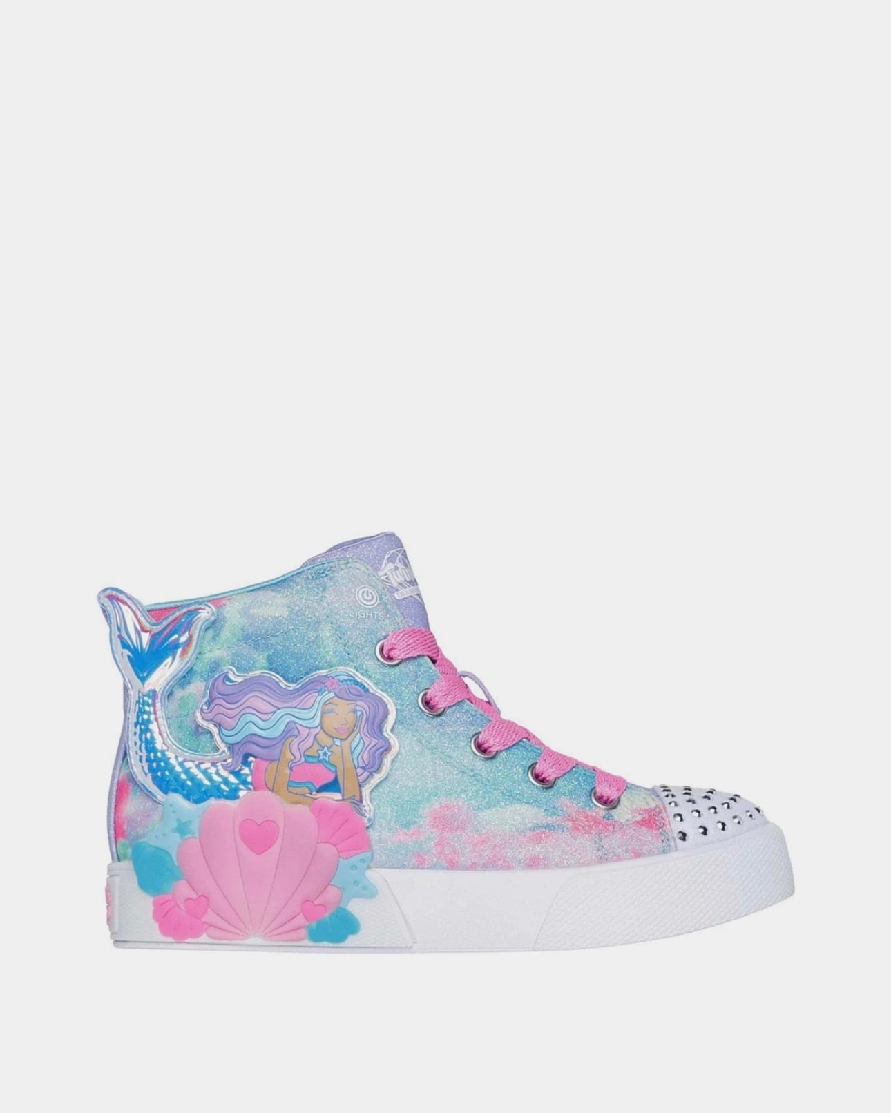 Хайтопы на девочку Skechers Twinkle Toes с мигалками р. 32 (314326L BLMT) Хайтопы на девочку Skechers Twinkle Toes с мигалками р. 32 (314326L BLMT)
