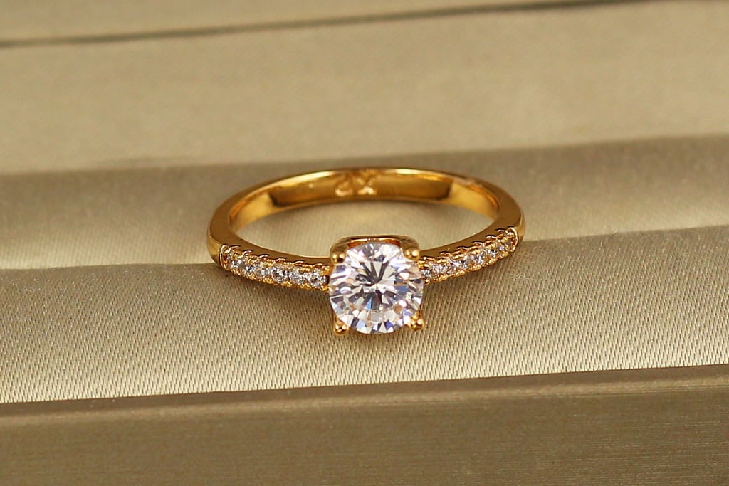 Кільце Xuping Jewelry Амелі р. 18 Золотистий (38889821)