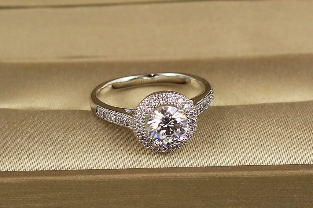 Кільце Xuping Jewelry Гало сяйва р. 17 Сріблястий (38863224)