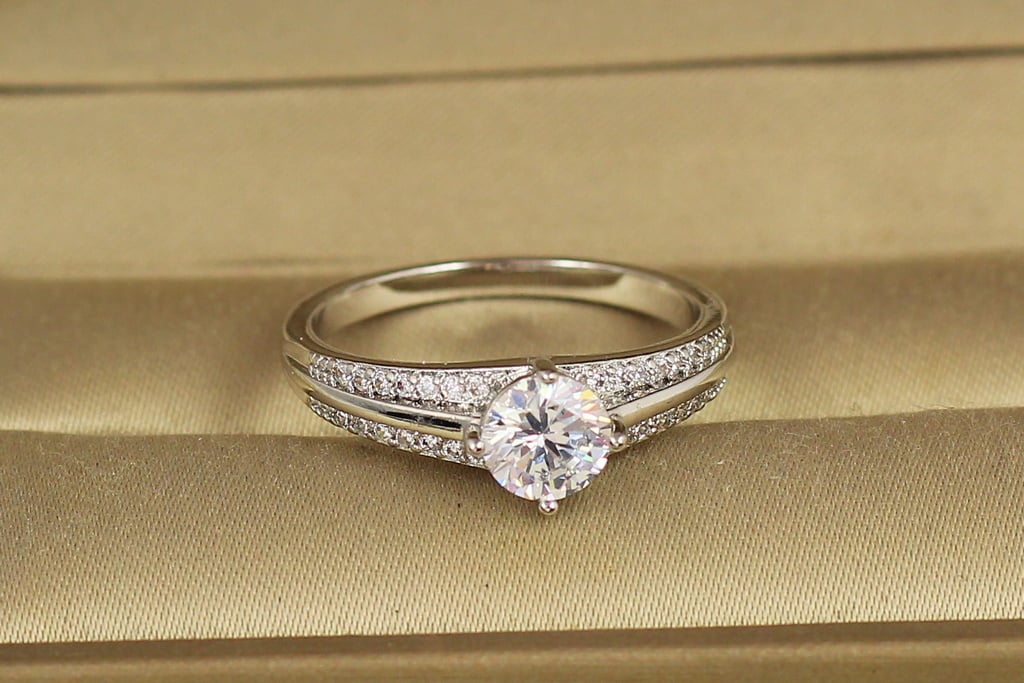 Кільце Xuping Jewelry Мелодія на двох р. 16 Сріблястий (38865131)