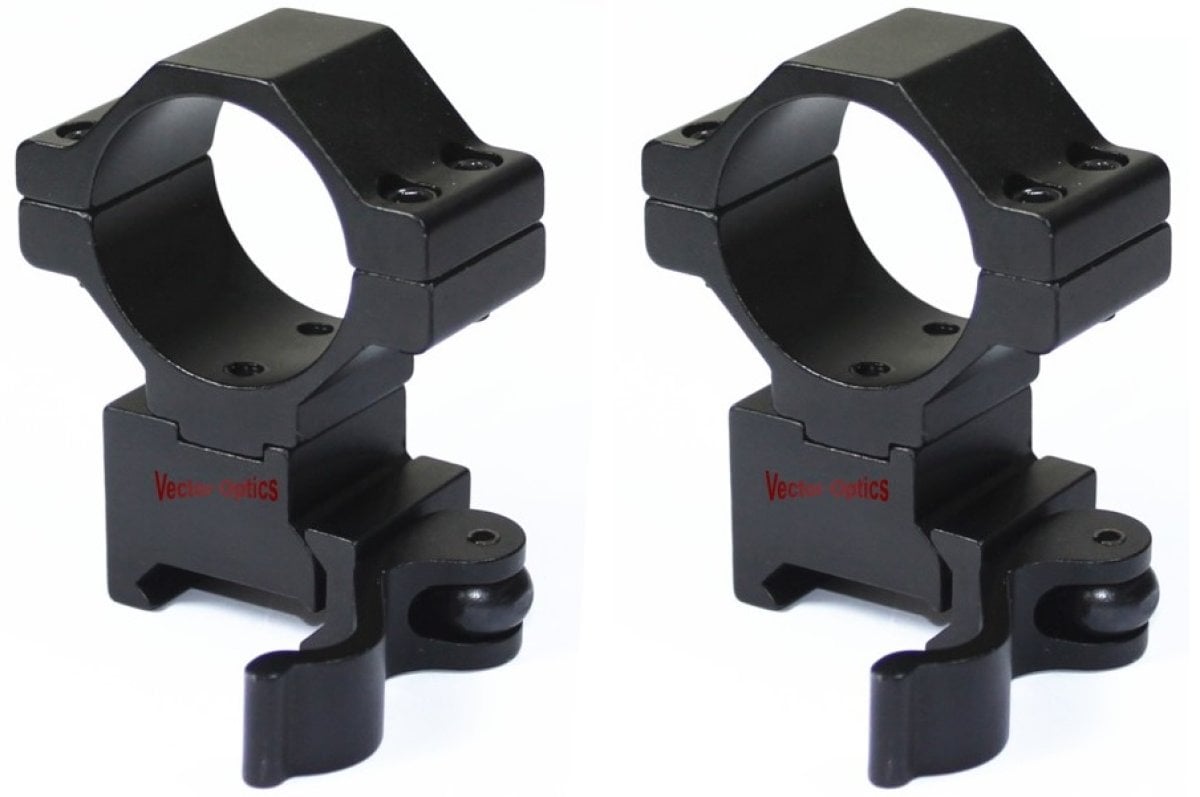 Кільця Vector Optics 30 мм швидкоз'ємні середні на Вівер/Пікатіні (stvo5003863)