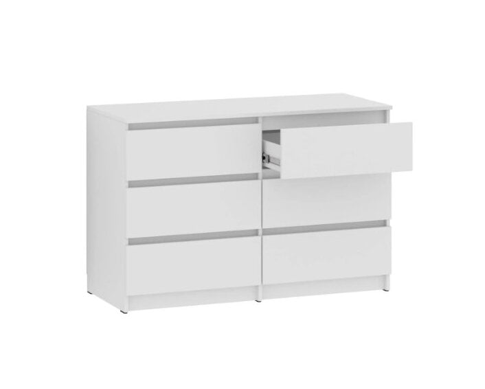 Комод с ящиками PEHOTIN НС-6 ДСП 120х45х75 см Белый (PN-100701) Комод с ящиками PEHOTIN НС-6 ДСП 120х45х75 см Белый (PN-100701)