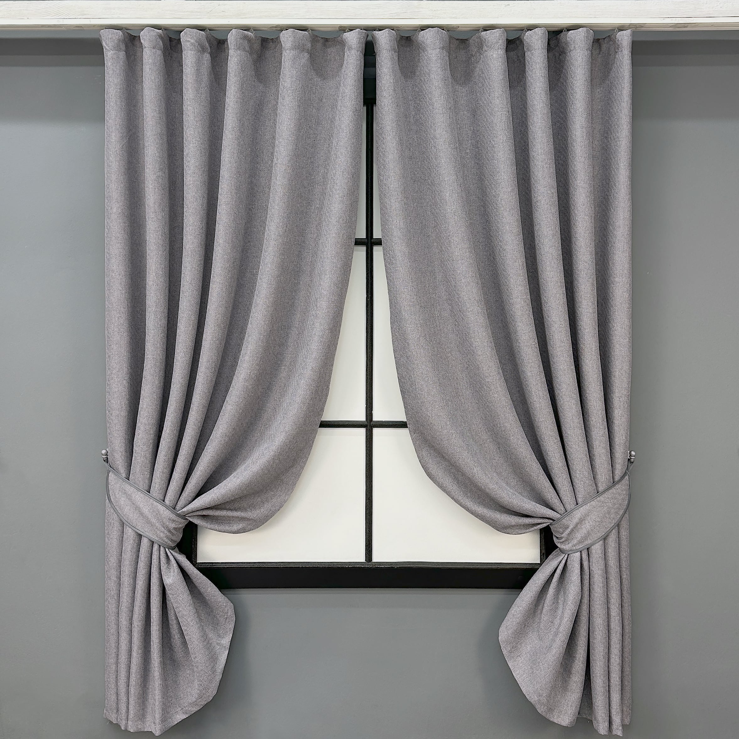 Комплект коротких штор VR-Textil ELEMENTA № 1866ш льон фактурний 140х170 см 2 шт. Світло-сірий (35-0464) Комплект коротких штор VR-Textil ELEMENTA № 1866ш льон фактурний 140х170 см 2 шт. Світло-сірий (35-0464)