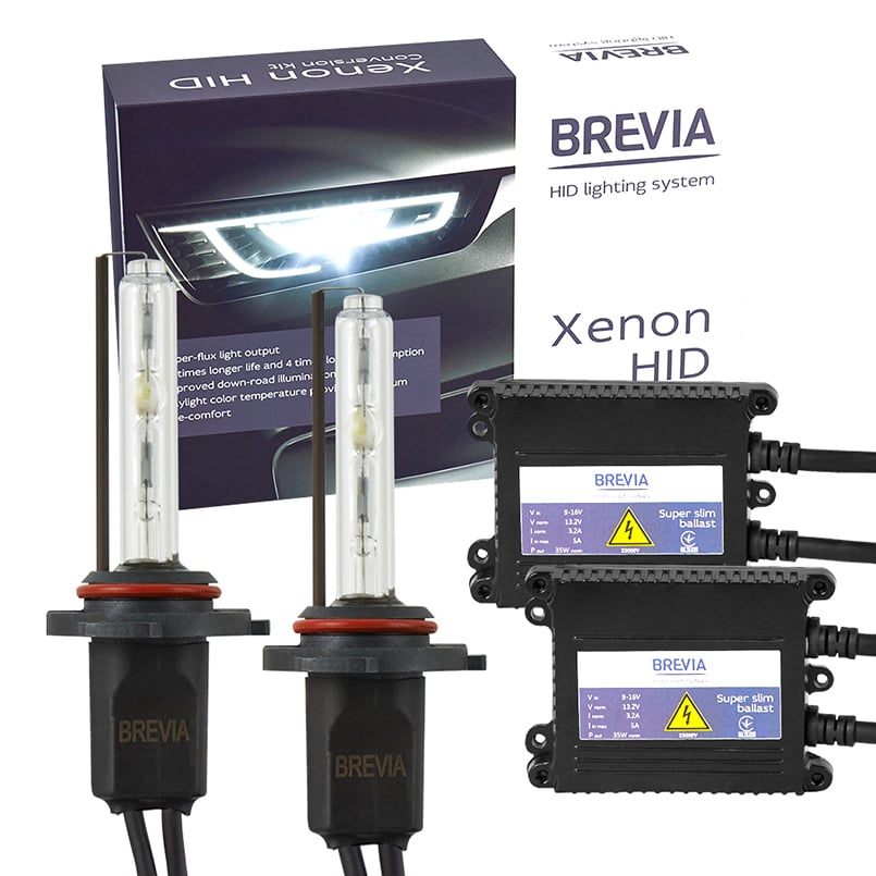 Комплект ксенона Brevia HB3 5000К+Super Slim Ballast (15552)