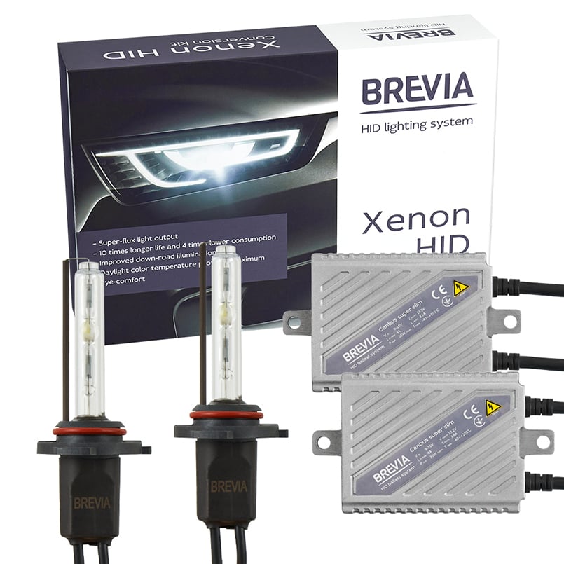 Комплект ксенона Brevia HB3 5000К+Super Slim Canbus (15553)